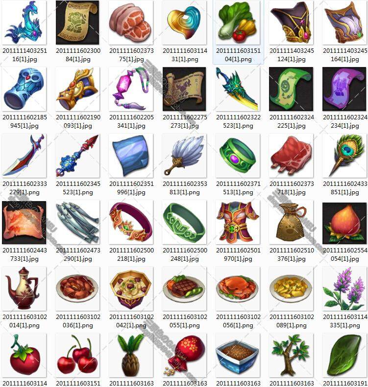 高清 古代Q版 素材元件 CG 设定 动漫 游戏 图集 原画 资料