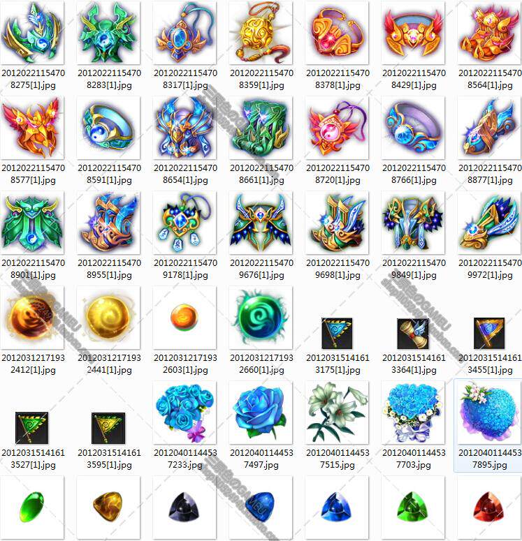 高清 古代Q版 素材元件 CG 设定 动漫 游戏 图集 原画 资料