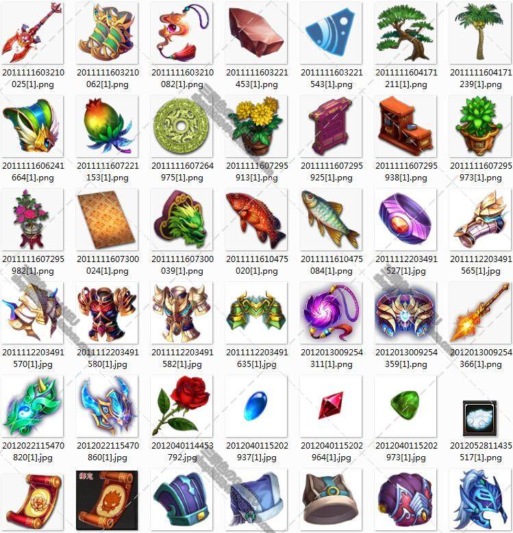 高清 古代Q版 素材元件 CG 设定 动漫 游戏 图集 原画 资料