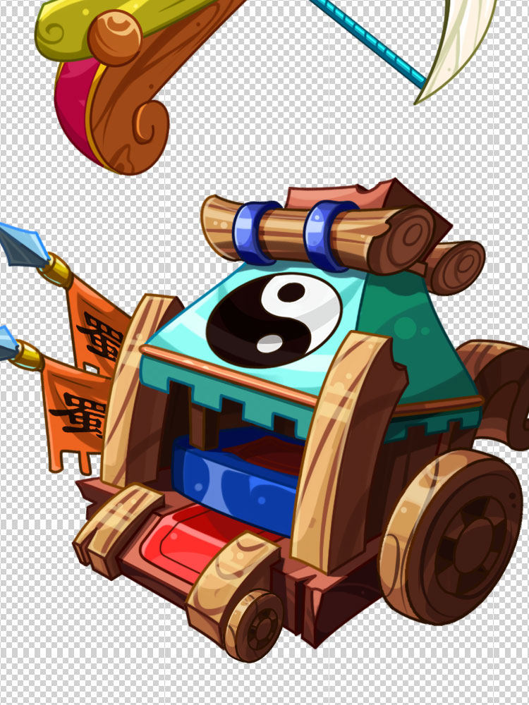 90多套Q版高清PSD武器/装备/道具/图标/游戏美术素材