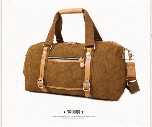 Bông bảy màu thương hiệu túi du lịch châu Âu và Mỹ retro túi xô hình trụ đơn giản cho nam và nữ Quảng Châu - Túi du lịch balo adidas chính hãng