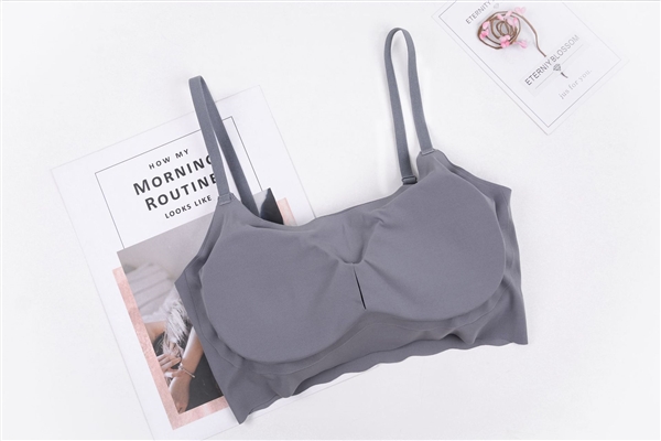 Đồ lót thể thao kiểu vest thu thập áo ngực chống sốc sling áo ngủ hàng đầu mà không có vòng thép liền mạch đồ lót nữ - Đồ lót thể thao áo tập thể