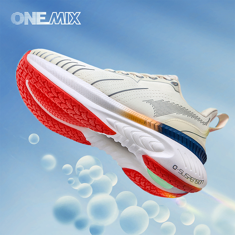 Onemix Running Shoes Shock-Absorbing Knee Protection High Elasticity Lightweight Breathable Soft Sole Support Heavy Weight Professional Sports Shoes Onemix Running Shoes Shock-Absorbing Knee Protection High Elasticity Lightweight Breathable Soft Sole Support Heavy Weight Professional Sports Shoes