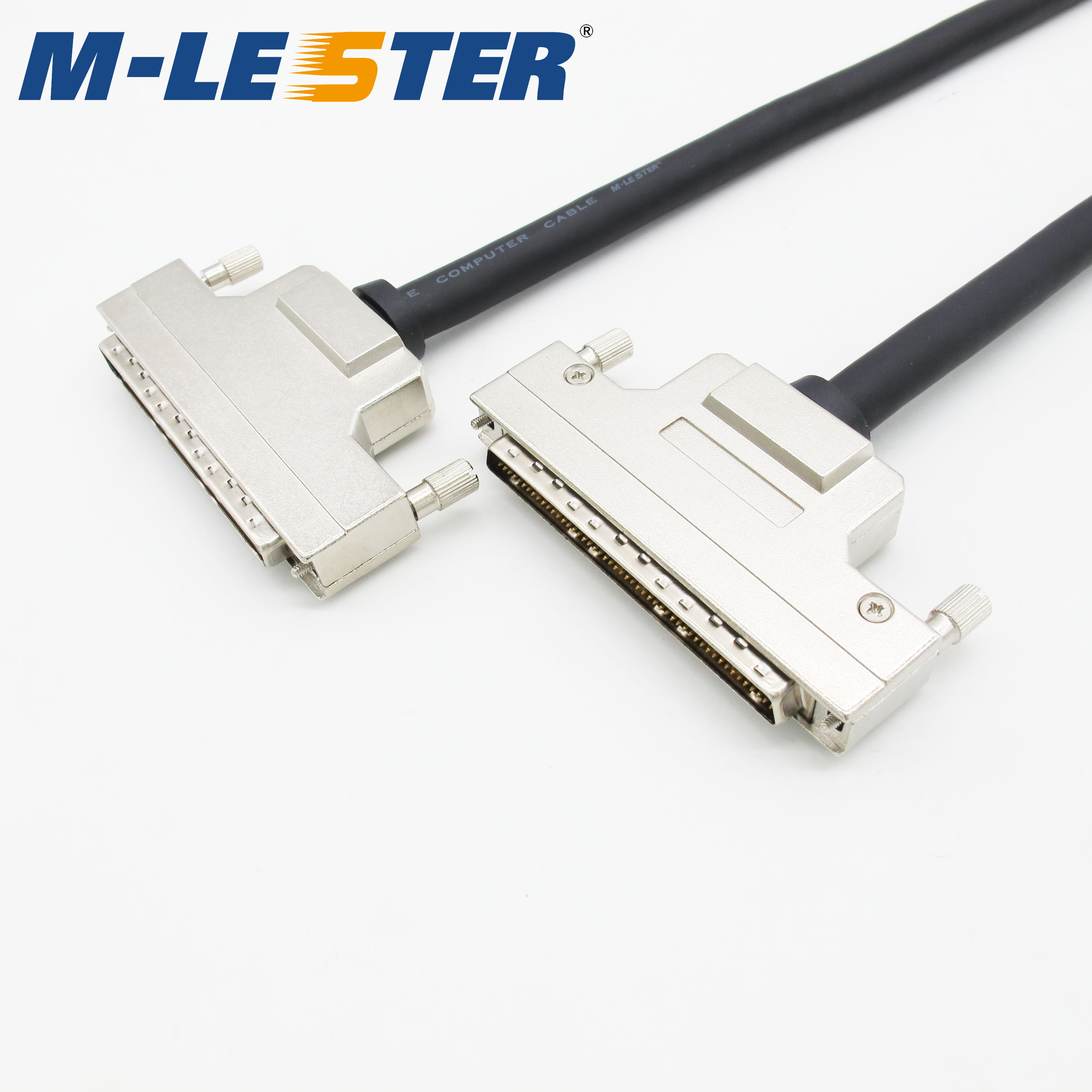 Menglest SCSI100 core DB type cable public to male 100pin connector servo plug 2 m 3 m