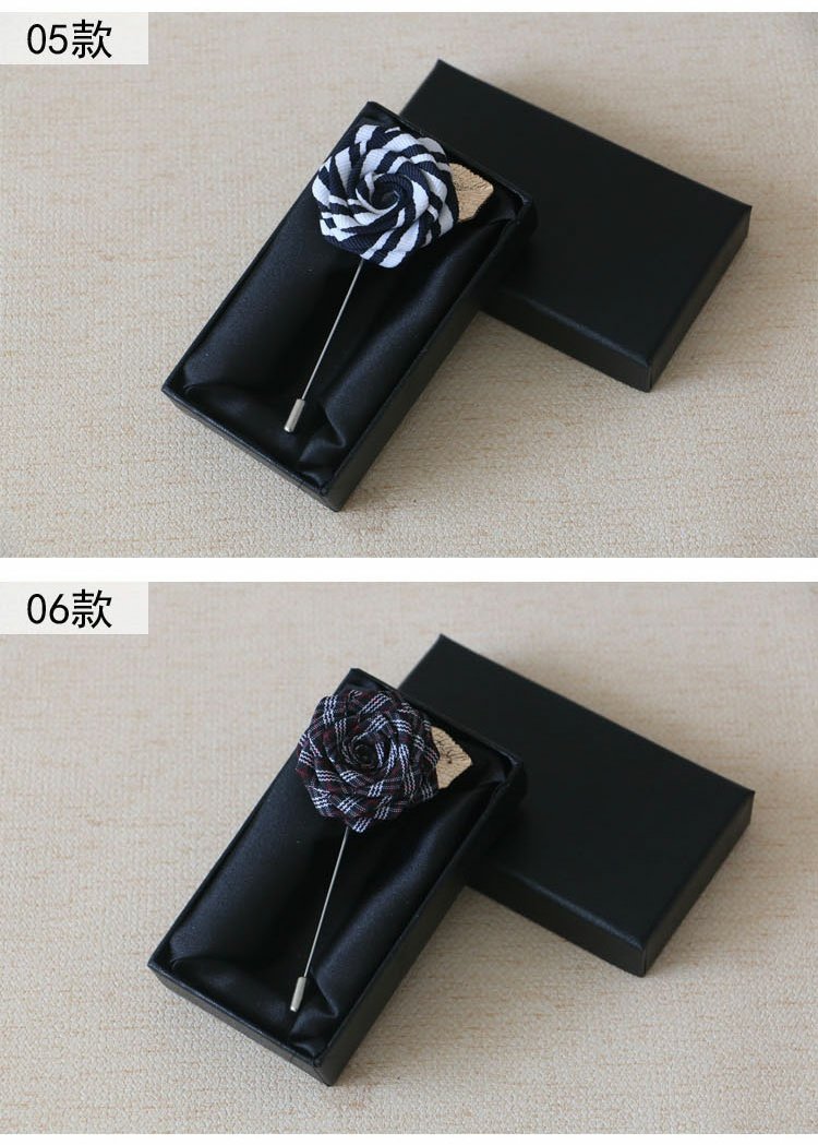 Ribbon hoa hồng trâm cài trâm unisex chú rể phù rể phù hợp với áo sơ mi huy hiệu cài áo