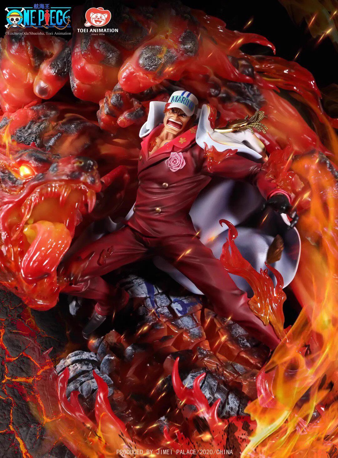 Jimei Palace One Piece Admiral Akainu Red Dog Sakazuki Resin