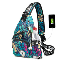  New multi-function large-capacity sports chest bag mens and womens trend shoulder messenger bag ins Korean version of wild small backpack