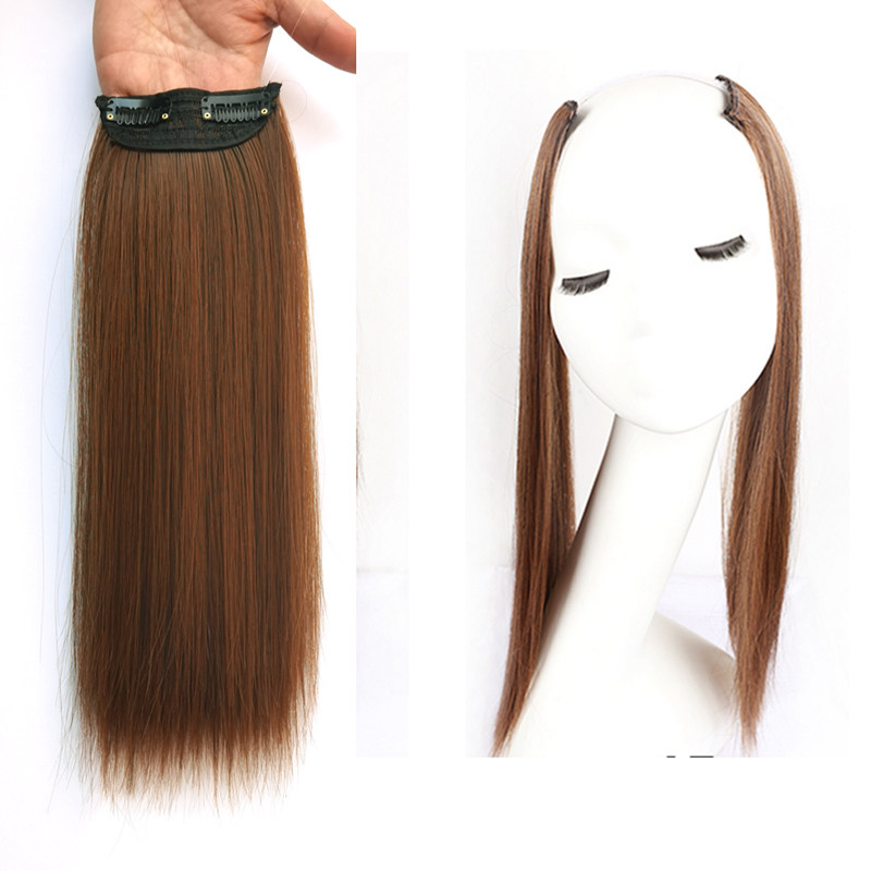 Wig sheet fluffy two sides thickened cushion hair slice a piece of unscarred invisible increase hair root replacement hair patch