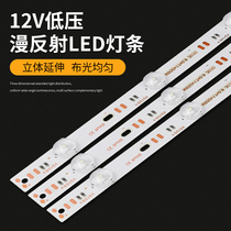 Soft film light box led light bar 12v diffuse reflection 3030 ceiling advertising light super bright waterproof roller shutter engineering wholesale