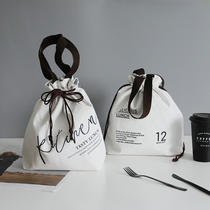 Nordic cotton canvas insulation cold tin foil Bento bag portable portable lunch bag mommy backpack Tide people environmental protection