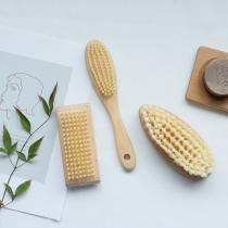 Soft and hard wool washing brush shoe brush does not hurt collar Beech handle household kitchen multifunctional cleaning decontamination brush