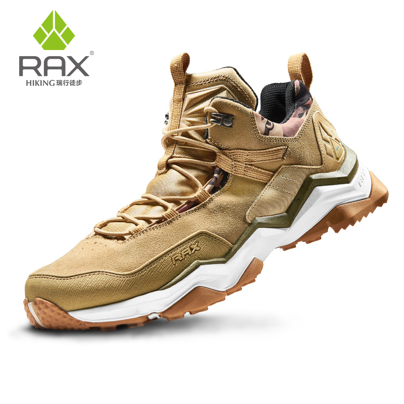 RAX hiking shoes Men's outdoor hiking shoes Women's autumn and winter warm non-slip shock absorbers splash-proof climbing shoes Travel shoes