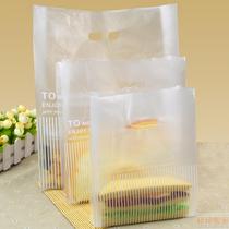 Bread bag Plastic baking packaging tote bag Cake toast food Dessert snack takeaway package 100