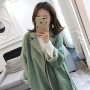 2018 thu đông mới áo len mỏng mỏng dài đoạn Albaka hai mặt chống mùa cashmere nữ áo da nữ dáng dài