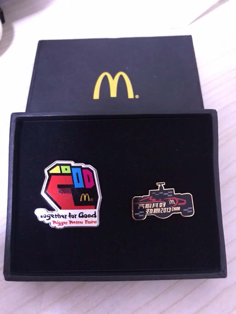 McDonald's surge wins 2013 stronger and better badges pin pin