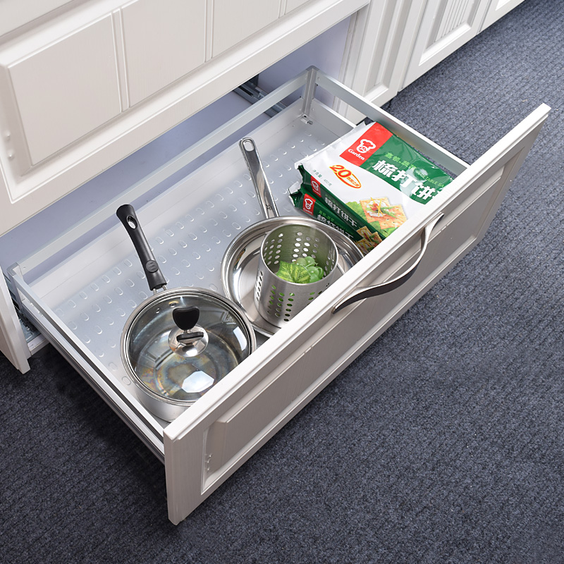 Space Aluminum Kitchen Cabinet Basket Basket Storage Basket Bowl