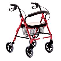 Elderly shopping cart folding aluminum alloy shopping old man hand push can sit for walking light four-legged crutch Walker