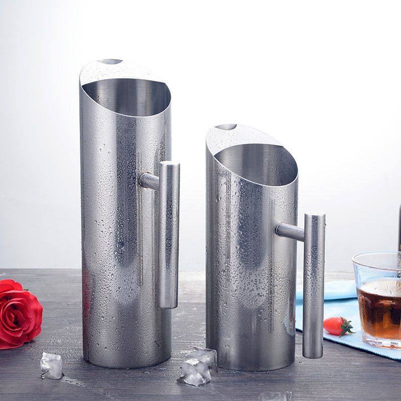 Bar ktv beer cold water cold kettle large capacity stainless steel wine divider poured water cold water cold kettle commercial