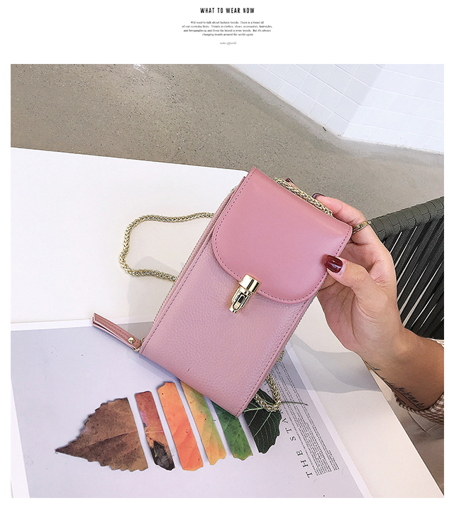 Túi đựng điện thoại di động nữ túi đeo chéo mini 2019 mới mùa hè túi da nữ đa chức năng dọc túi điện thoại di động - Túi điện thoại túi để điện thoại