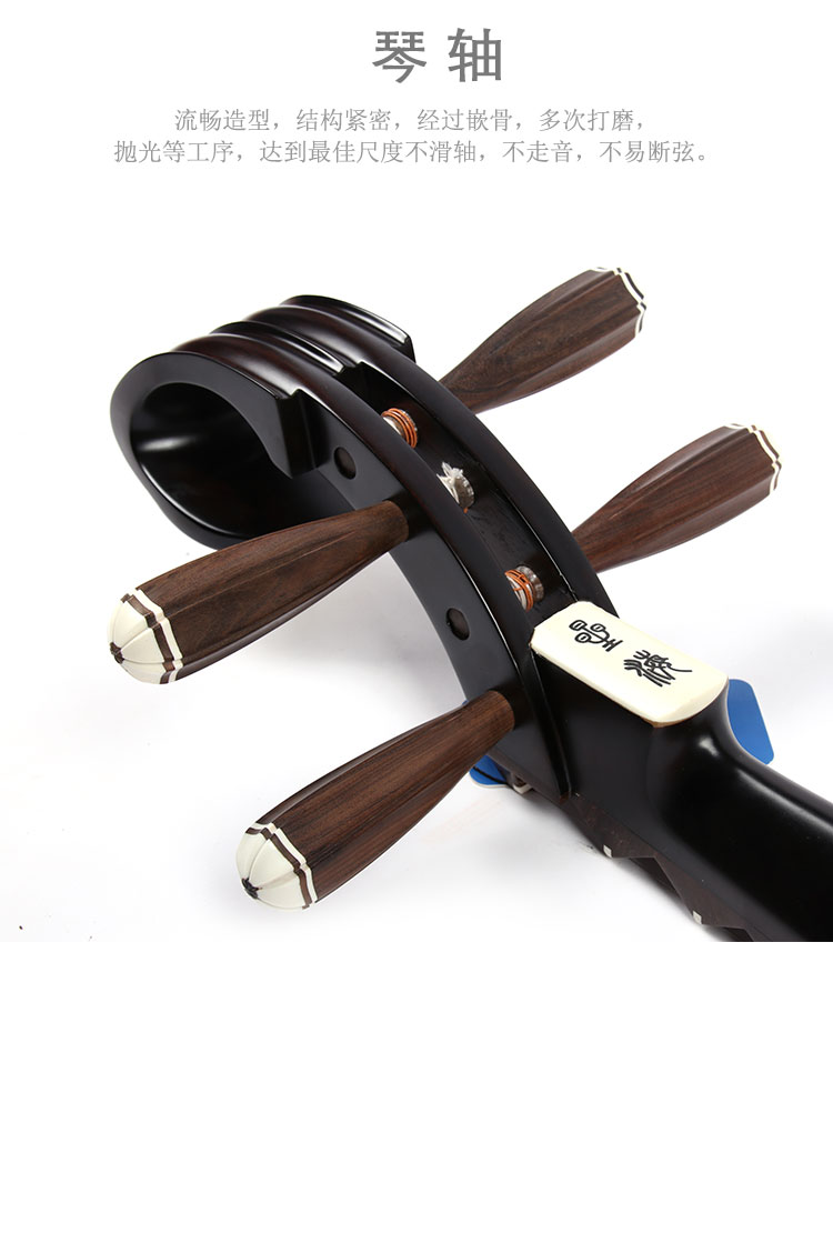 Bắc Kinh Xinghai instrument nhạc cụ 8916 Đông Phi gỗ hồng mộc chất lượng chơi phân loại gỗ mun chuyên nghiệp - Nhạc cụ dân tộc mua đàn tỳ bà