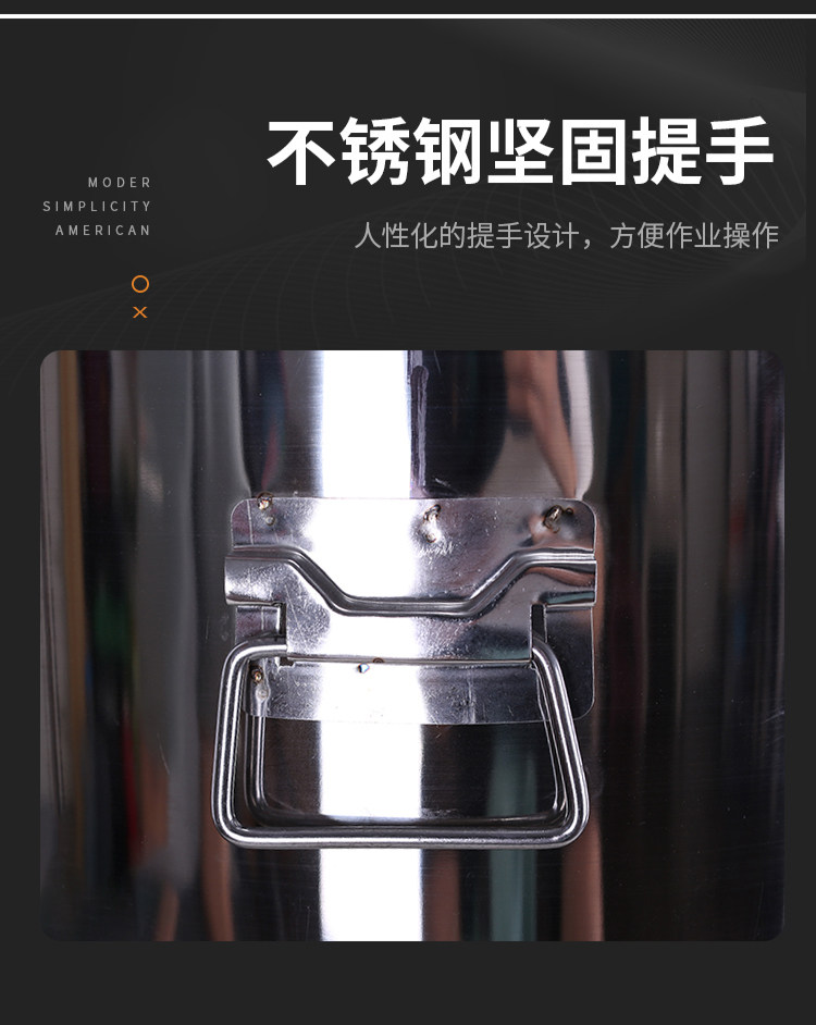 товар из китая 装50斤蜂蜜 定做加大38cm桶加厚不锈钢手动摇蜜机封闭齿轮打糖机