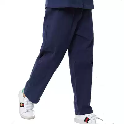 Pure cotton student casual pants coarse cloth style baby children's clothing pants children's leisure sports cotton pants multi-color