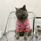 Брендовый зимний удерживающий тепло милый трикотажный кардиган, свитер