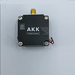 Akk TX8000AC 5.8G 8W FPV VTX Дрон Передача видео 96CH Алмазная антенна