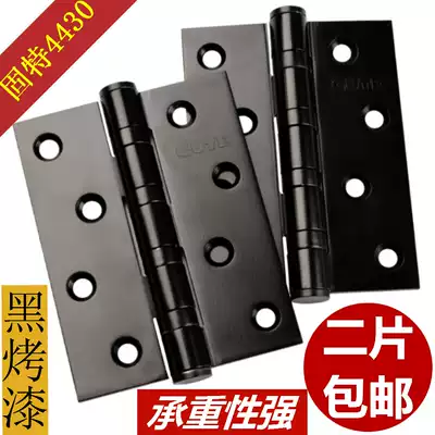 Good black hinge 304D stainless steel 4 inch plus thick wooden door door loose-leaf hinge bearing silent hinge