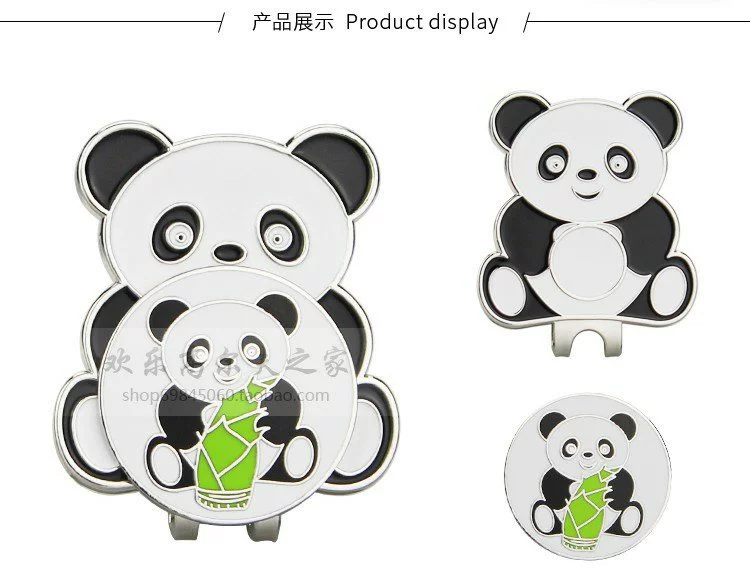 Golf Mark Panda Mark Mũ mũ Golf Clip đánh dấu bóng đánh dấu một mảnh