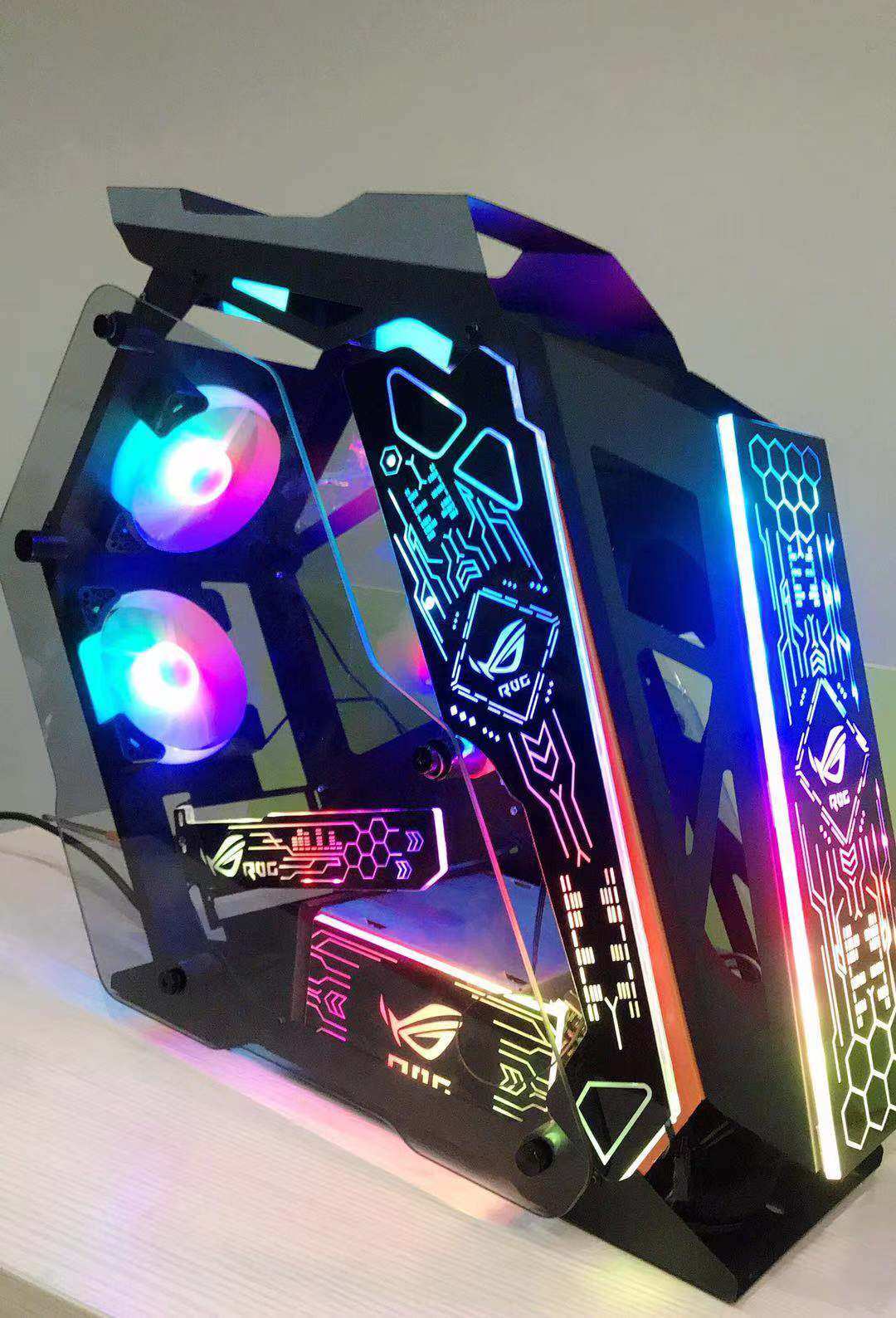 Small K host shell non-play small cafe cafe, cake, custom light-emitting board magic eye four pieces of network cafe