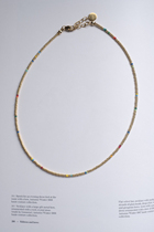 Positano Original Stacking Helper Niche European and American Simple Millet Bead Necklace Beaded Clavicle Chain