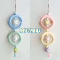 Peony Parrot Bird Cage Hanging for small birds nibbling to vent grinding parrot Calcium Grinding of Calcium Grinding and Tooth Birds Toy 2 pieces