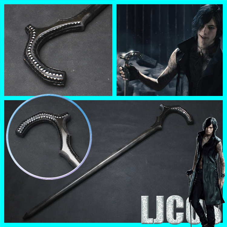 DMC Devil May Cry V Vitale PVC Walking Stick Cane Weapon Handhelds Prop