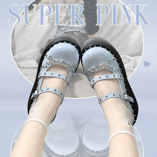 Оригинальная обувь на платформе, дорожная полиция, стиль Лолита, в стиле панк