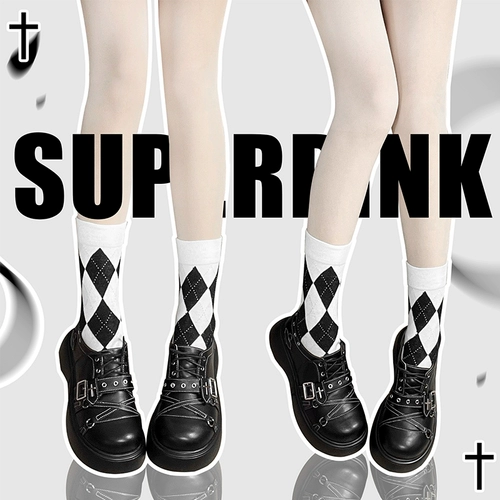 Супербинк Суд, возлюбленная оригинальная азиатская культура Y2K Dark Pound Hot Sweet Sweet Sweet обувь готическая кожаная обувь