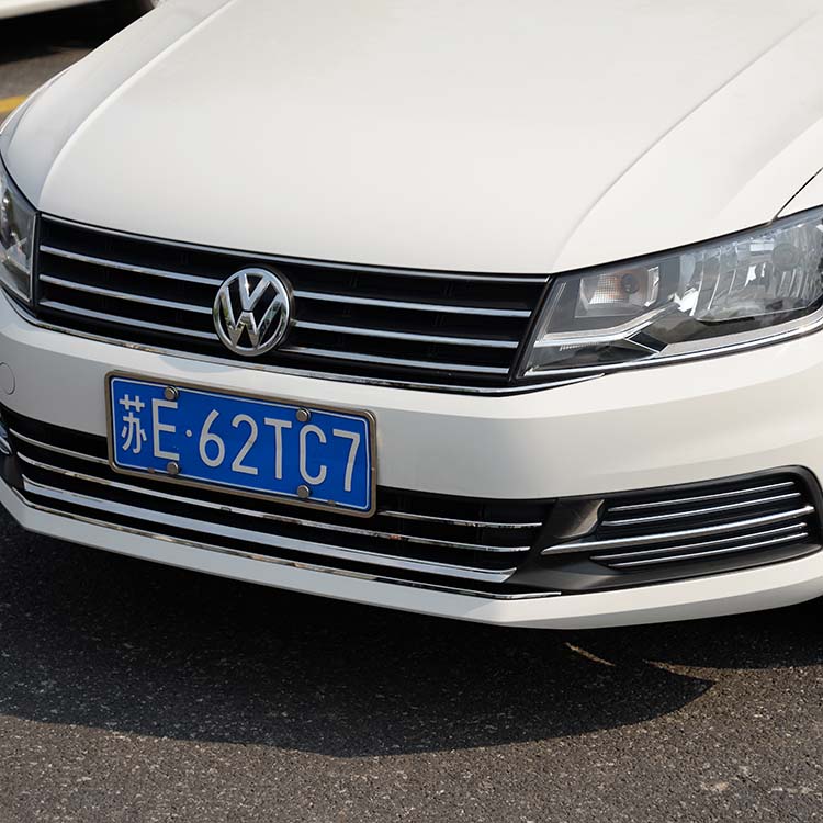 2017 new Santana front mesh trim strip front face mesh trim strip stainless steel trim strip modified bright strip