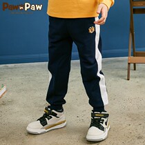 Optometry PawinPaw small bear boy clothing 2021 Fall boy sports casual long pants PCTMB8813N