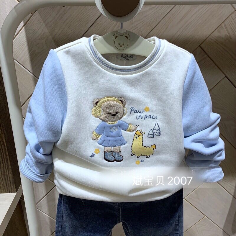 Inspection bear children's clothing girls autumn and winter fleece sweater PCMAB4T42M