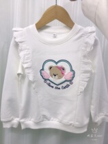 Optometry Pawinpaw Little Bear Girl clothing girl autumn flower side necropolis PCMAB1147M pure cotton