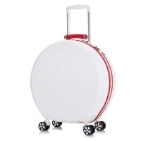 Белая круглая одинарная коробка