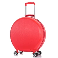 Красная круглая одинарная коробка