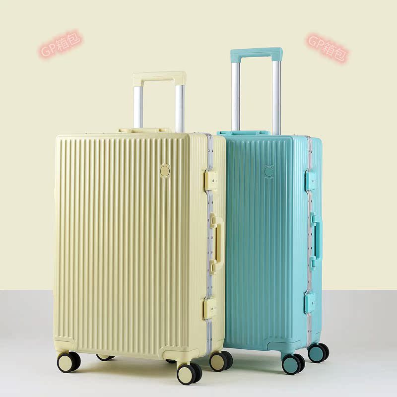Japanese GP aluminum box baggage bag fresh Japanese pull rod box female travel box password boarding box business pc
