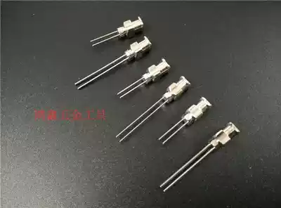Double needle stainless steel dispensing needle Dispensing machine needle nozzle Double tube double needle nozzle Stainless steel needle