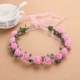 Mori cô gái vòng hoa đội mũ trùm đầu vương miện headband cô dâu hình ảnh đám cưới phụ kiện tóc trẻ em công chúa du lịch hấp dẫn nhiếp ảnh - Phụ kiện tóc phụ kiện tóc gần đây