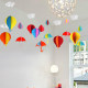 Kindergarten decoration pendant hanging wall ceiling classroom ceiling corridor aerial environmental creative layout creative materials