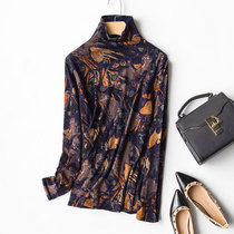 Autumn-winter double ultra-fine sweater 100 pure wool knit cardiovert high collar headbeat cardiovert cardiovert sweatshirt