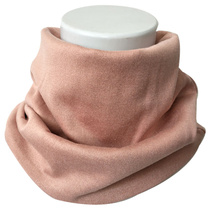 Silk cashmere collar double mulberry silk knitted sleeve thick scarf cold-proof cervical spine for men and women