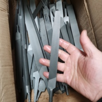 Profiled File Coarse Tooth Pointed Flat Filing Flat Filing Knife Qi Head Flat File Thickness Tooth Steel Filing Knife Metal Filing Knife Metal Filing Knife