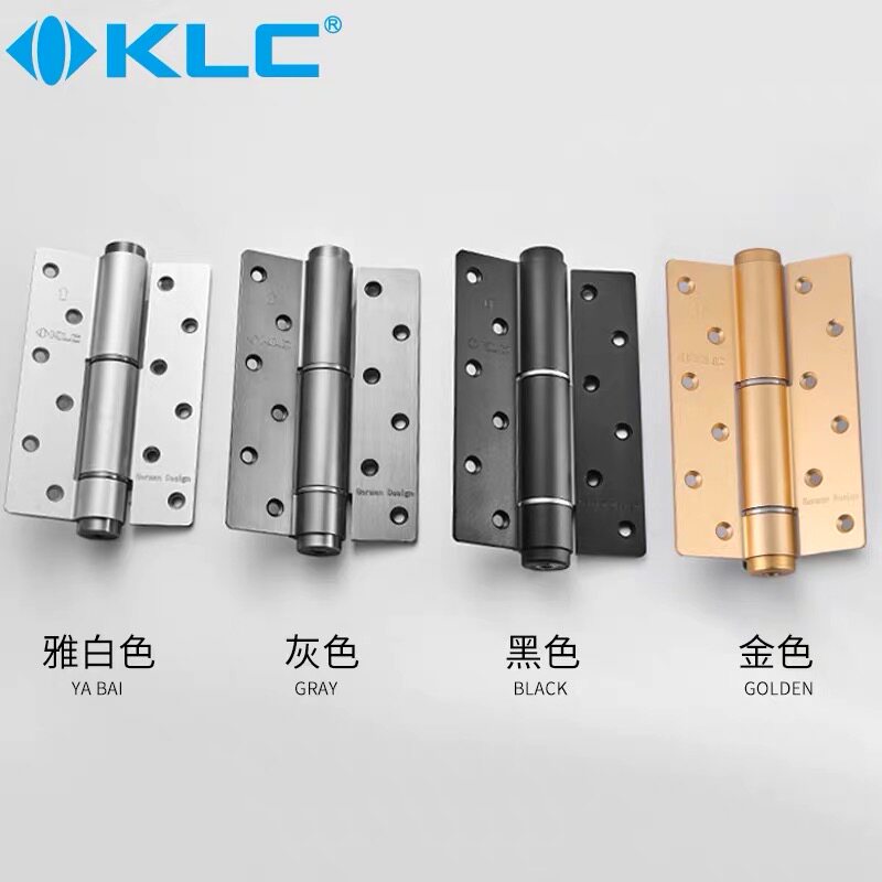 German KLC invisible door hinge invisible door lock hydraulic spring hinge behind closed door buffer automatic closing hinge